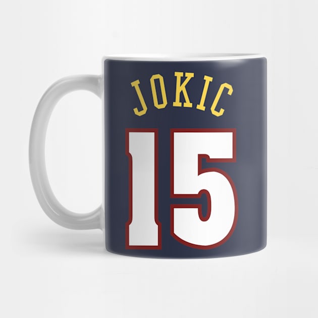 Jokic - Denver Basketball by Buff Geeks Art